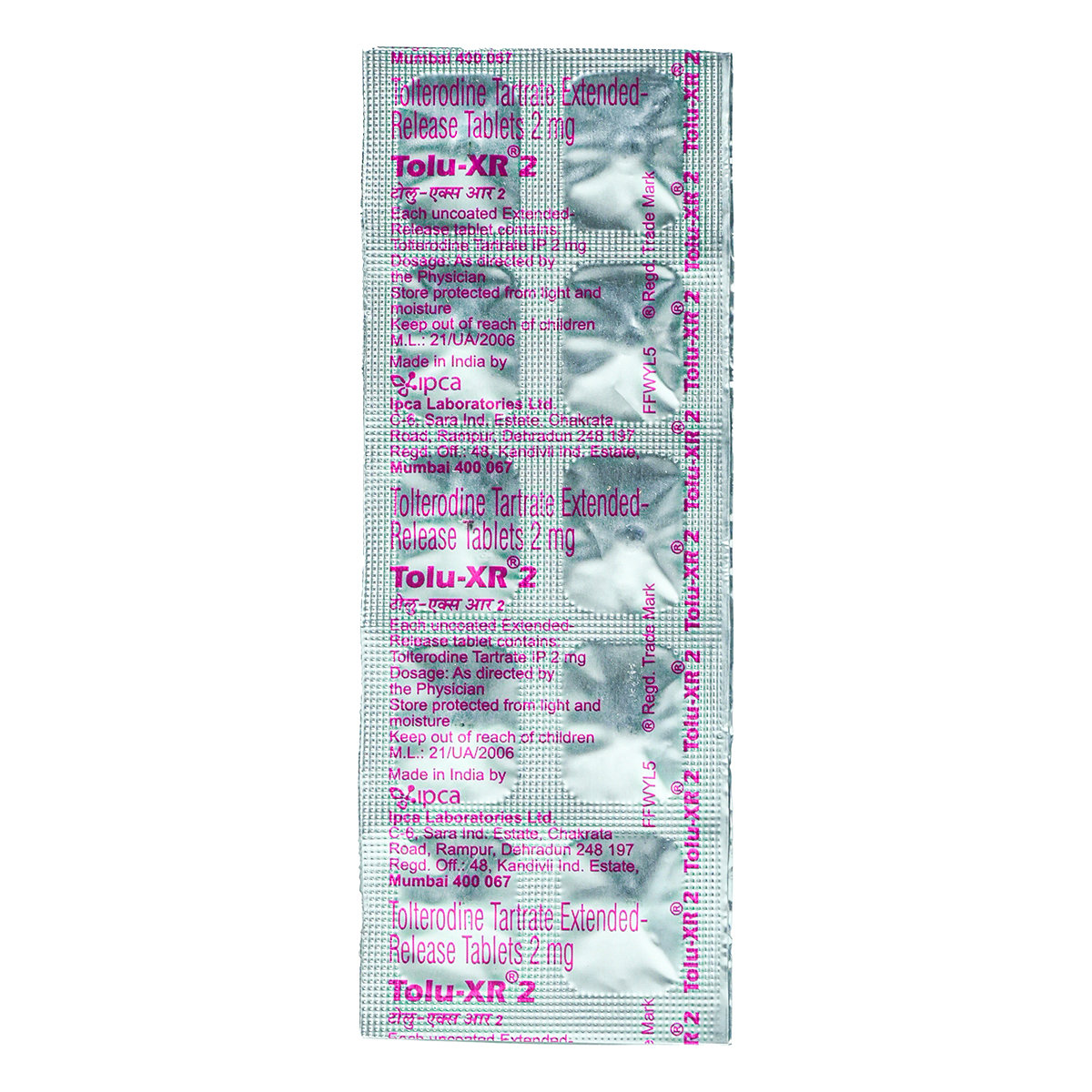 Tolu-XR 2 Tablet 10's, Pack of 10 TabletS Tolu-XR 2 Tablet 10's, Pack of 10 TabletS