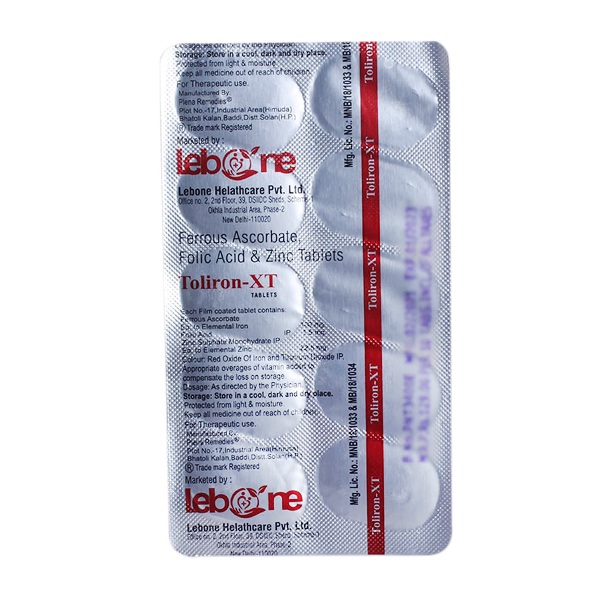 Toliron-XT Tablet 10's, Pack of 10 TabletS Toliron-XT Tablet 10's, Pack of 10 TabletS