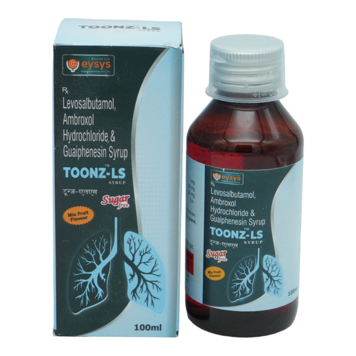 Toonz-LS Sugar Free Mix Fruit Flavour Syrup 100 ml, Pack of 1 Syrup Toonz-LS Sugar Free Mix Fruit Flavour Syrup 100 ml, Pack of 1 Syrup