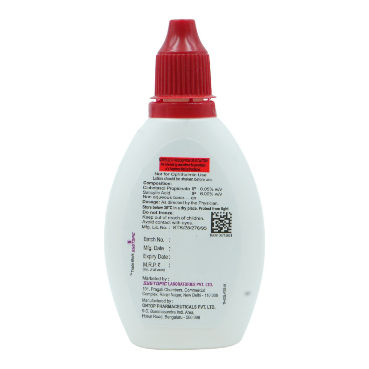 Topisal-6% Lotion 30 ml, Pack of 1 Lotion Topisal-6% Lotion 30 ml, Pack of 1 Lotion