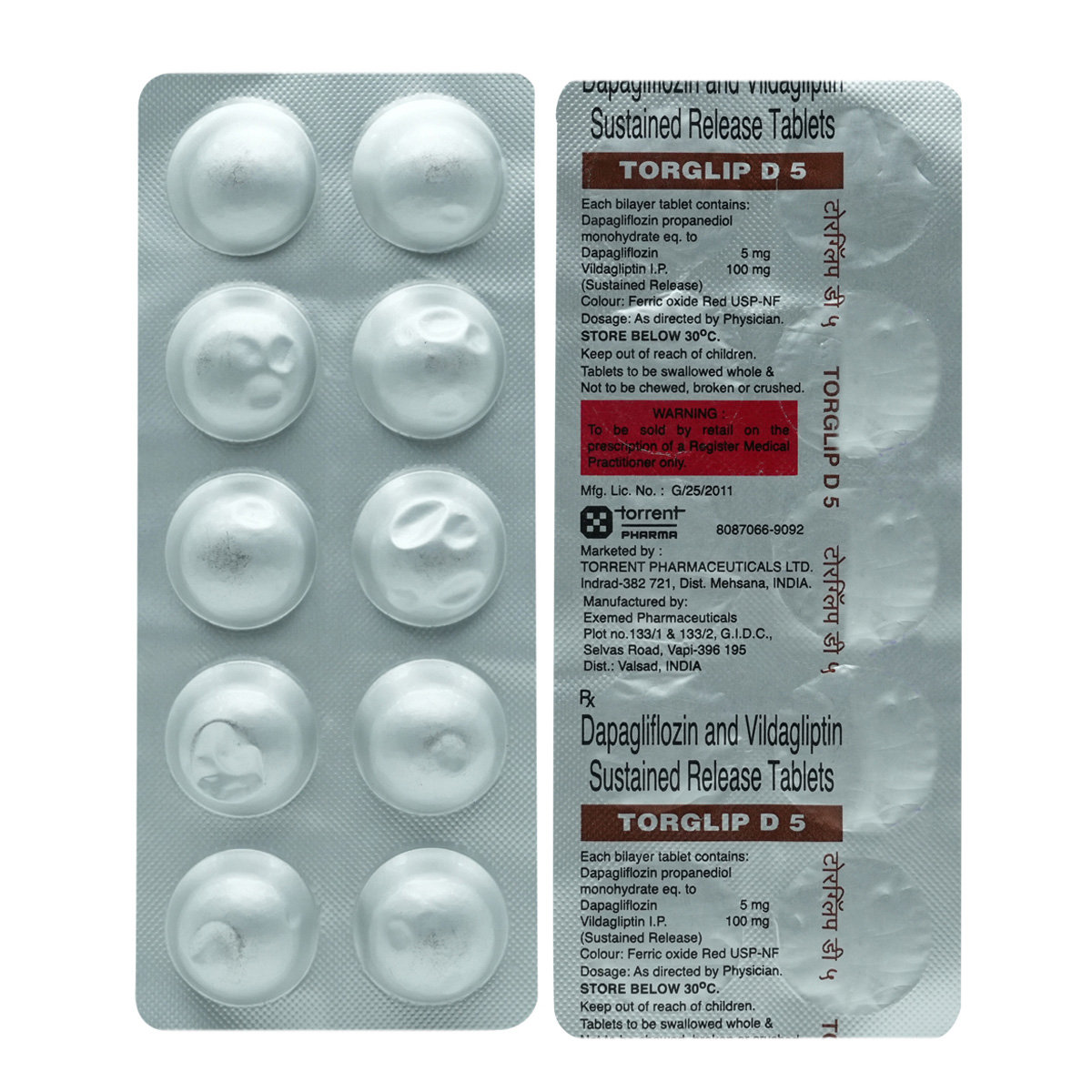 Torglip D 5 Tablet 10's, Pack of 10 Torglip D 5 Tablet 10's, Pack of 10