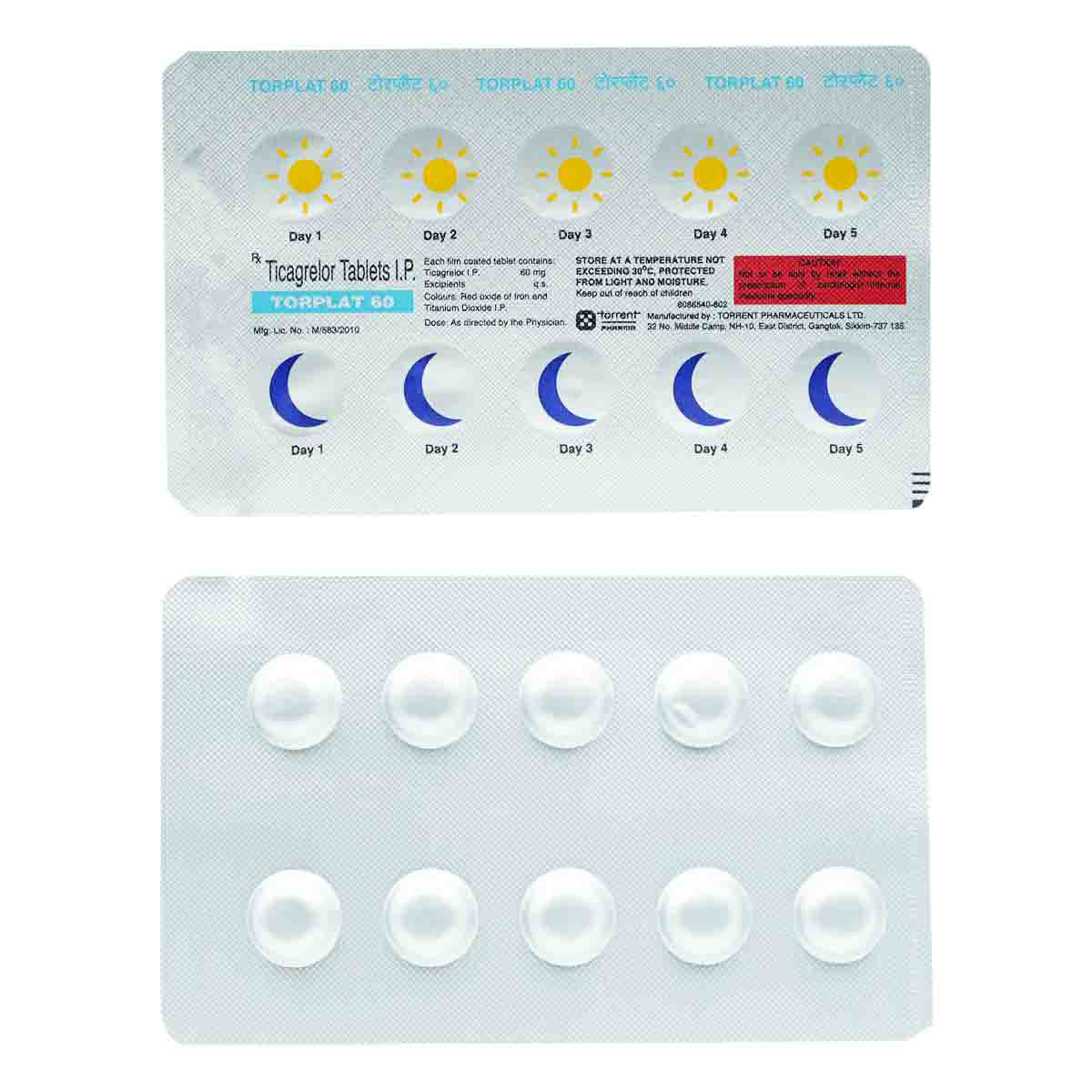 Torplat 60 mg Tablet 10's, Pack of 10 TabletS Torplat 60 mg Tablet 10's, Pack of 10 TabletS