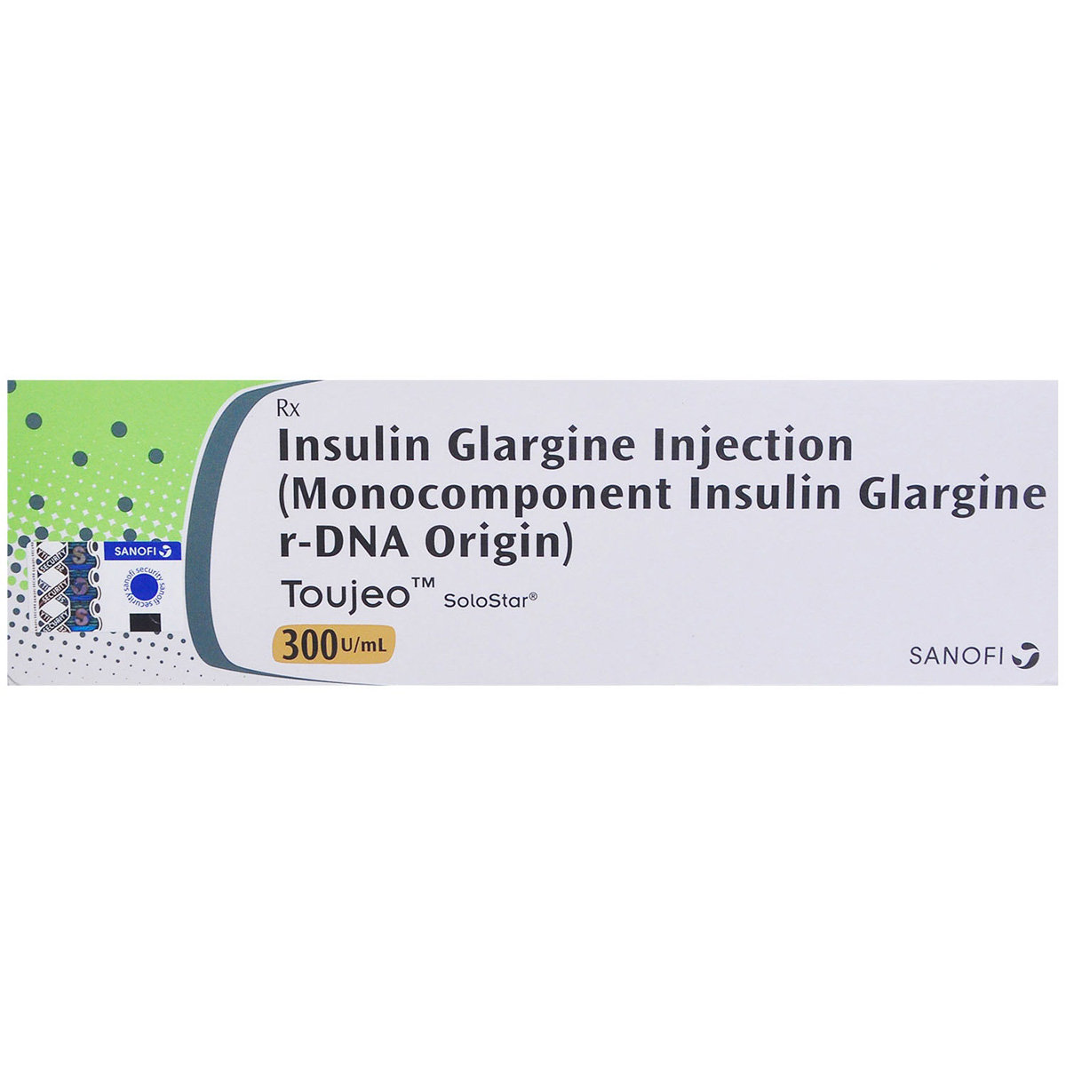 Toujeo 300U/ml Solostar Injection 1.5 ml, Pack of 1 INJECTION Toujeo 300U/ml Solostar Injection 1.5 ml, Pack of 1 INJECTION