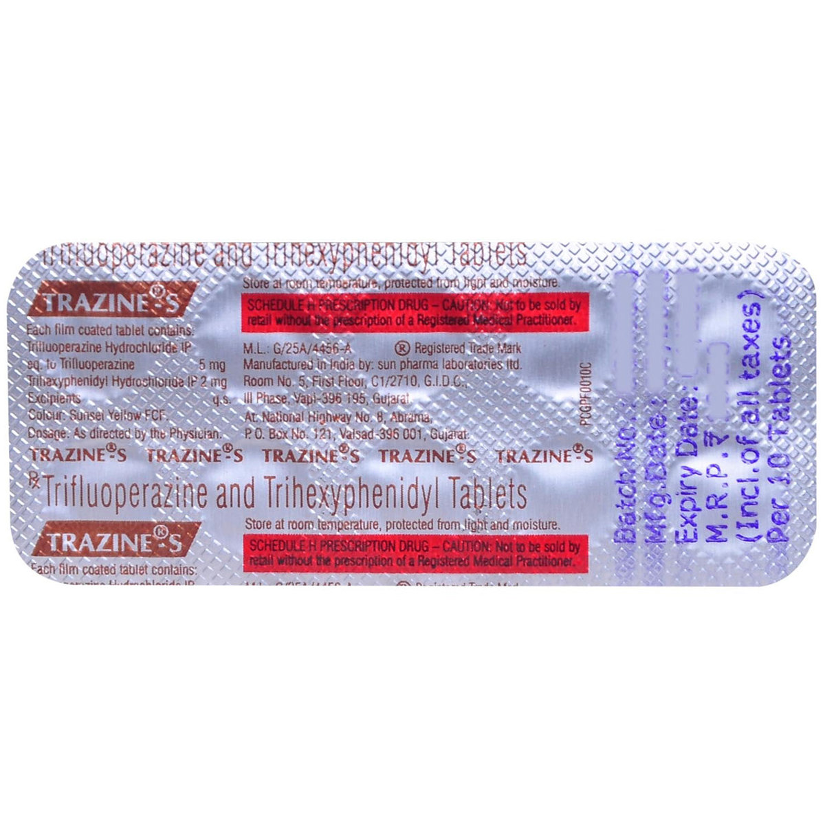 Trazine-S Tablet 10's, Pack of 10 TABLETS Trazine-S Tablet 10's, Pack of 10 TABLETS