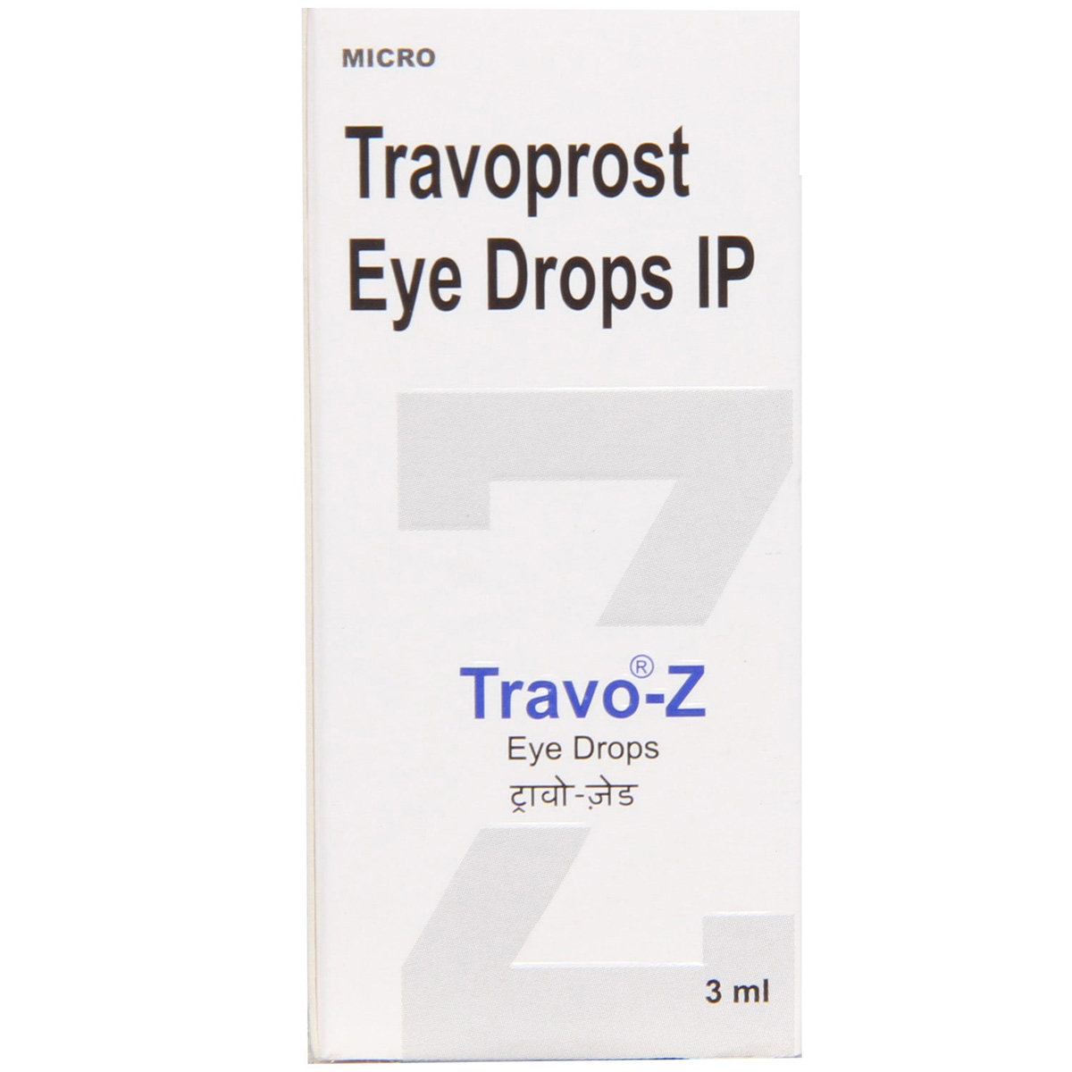 Travo Z Eye Drops 3 ml, Pack of 1 EYE DROPS Travo Z Eye Drops 3 ml, Pack of 1 EYE DROPS