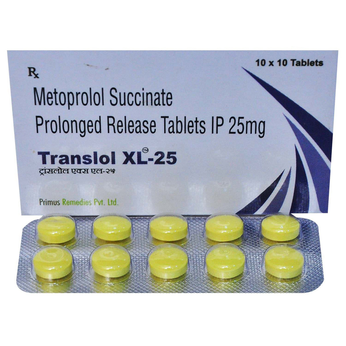 TRANSLOL XL 25MG TABLET, Pack of 10 TABLETS TRANSLOL XL 25MG TABLET, Pack of 10 TABLETS