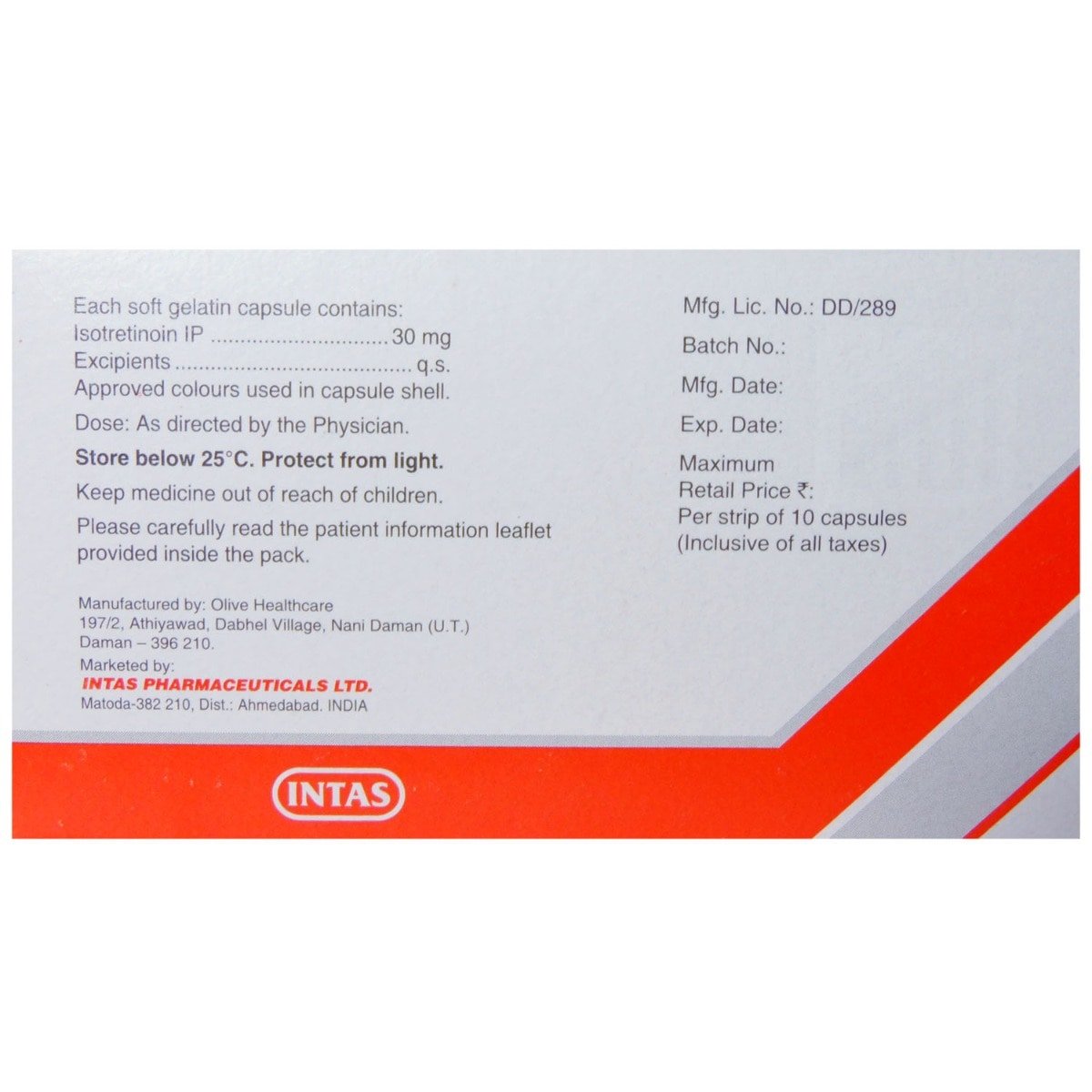 Tretiva 30 Capsule 10's, Pack of 10 CAPSULES Tretiva 30 Capsule 10's, Pack of 10 CAPSULES