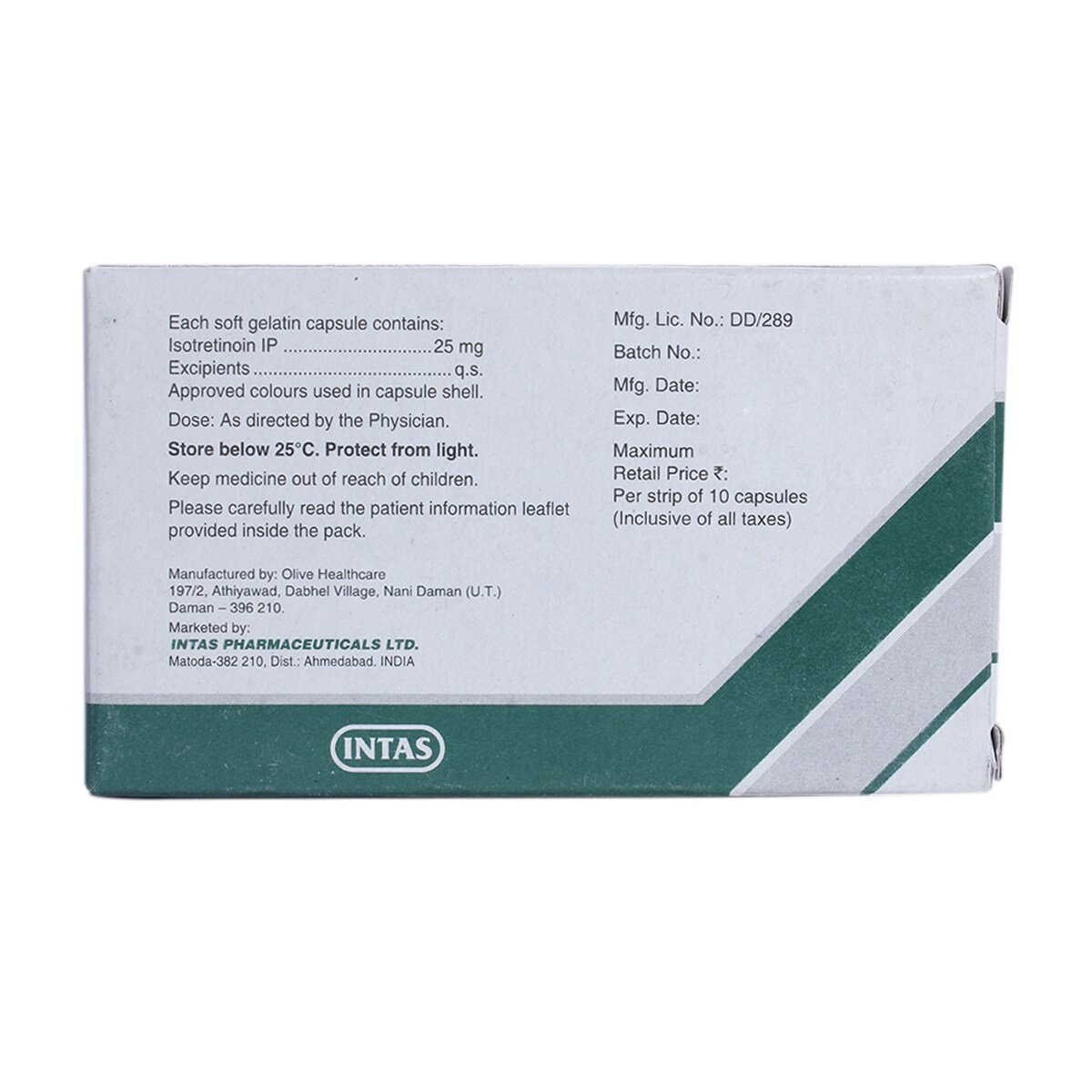 Tretiva-25 Capsule 10's, Pack of 10 CAPSULES Tretiva-25 Capsule 10's, Pack of 10 CAPSULES