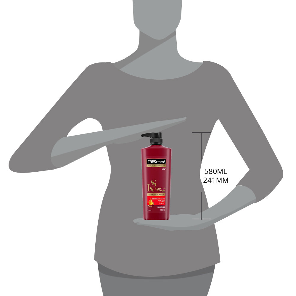Tresemme Keratin Smooth Shampoo, 580 ml, Pack of 1 Tresemme Keratin Smooth Shampoo, 580 ml, Pack of 1