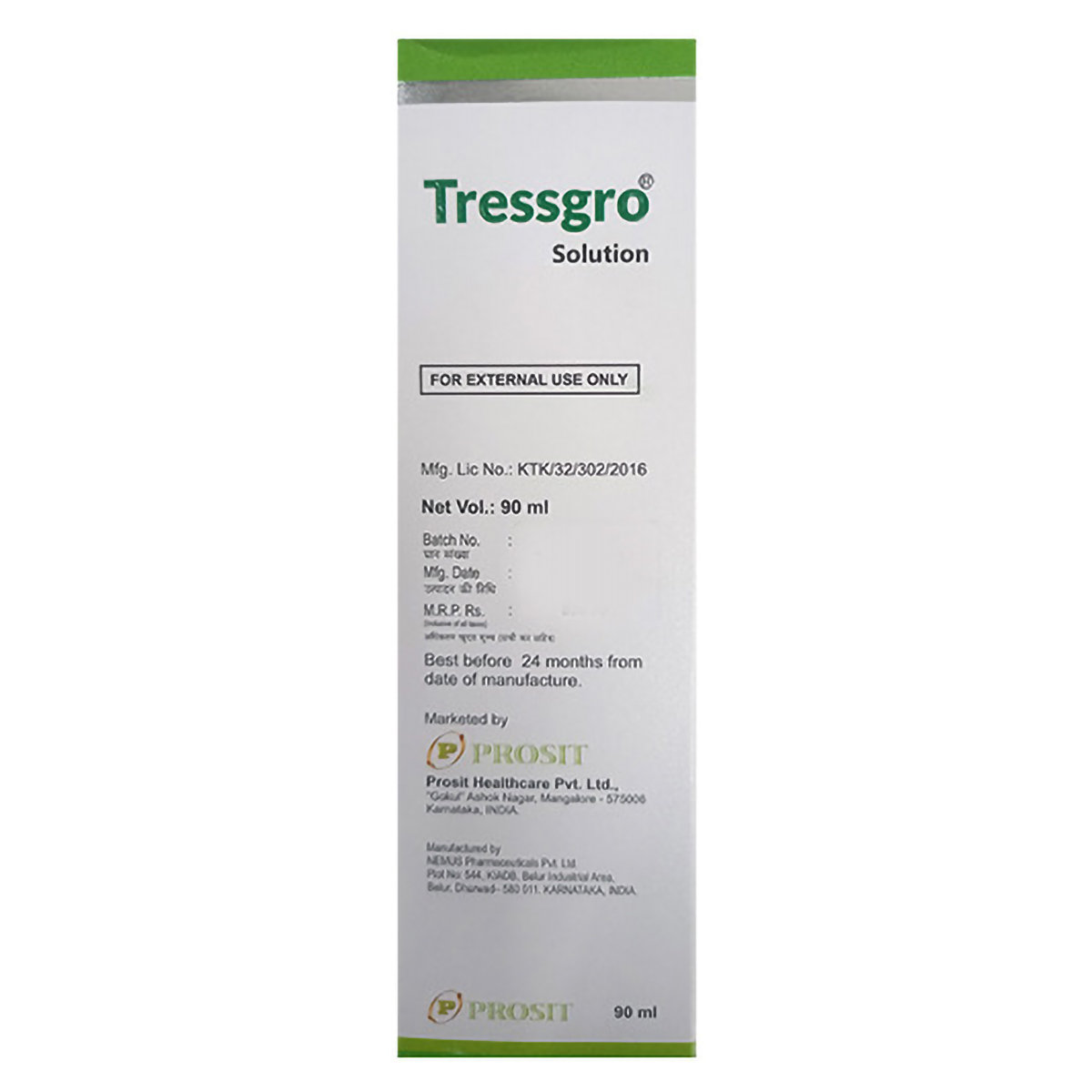 Tressgro Hair Serum 90 ml, Pack of 1 Tressgro Hair Serum 90 ml, Pack of 1