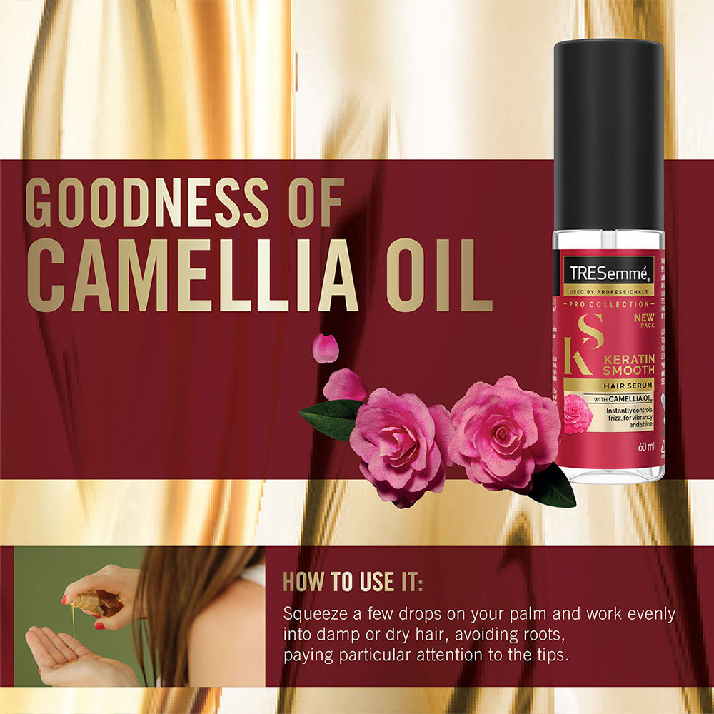 TRESemme Keratin Smooth Hair Serum, 60 ml, Pack of 1 TRESemme Keratin Smooth Hair Serum, 60 ml, Pack of 1