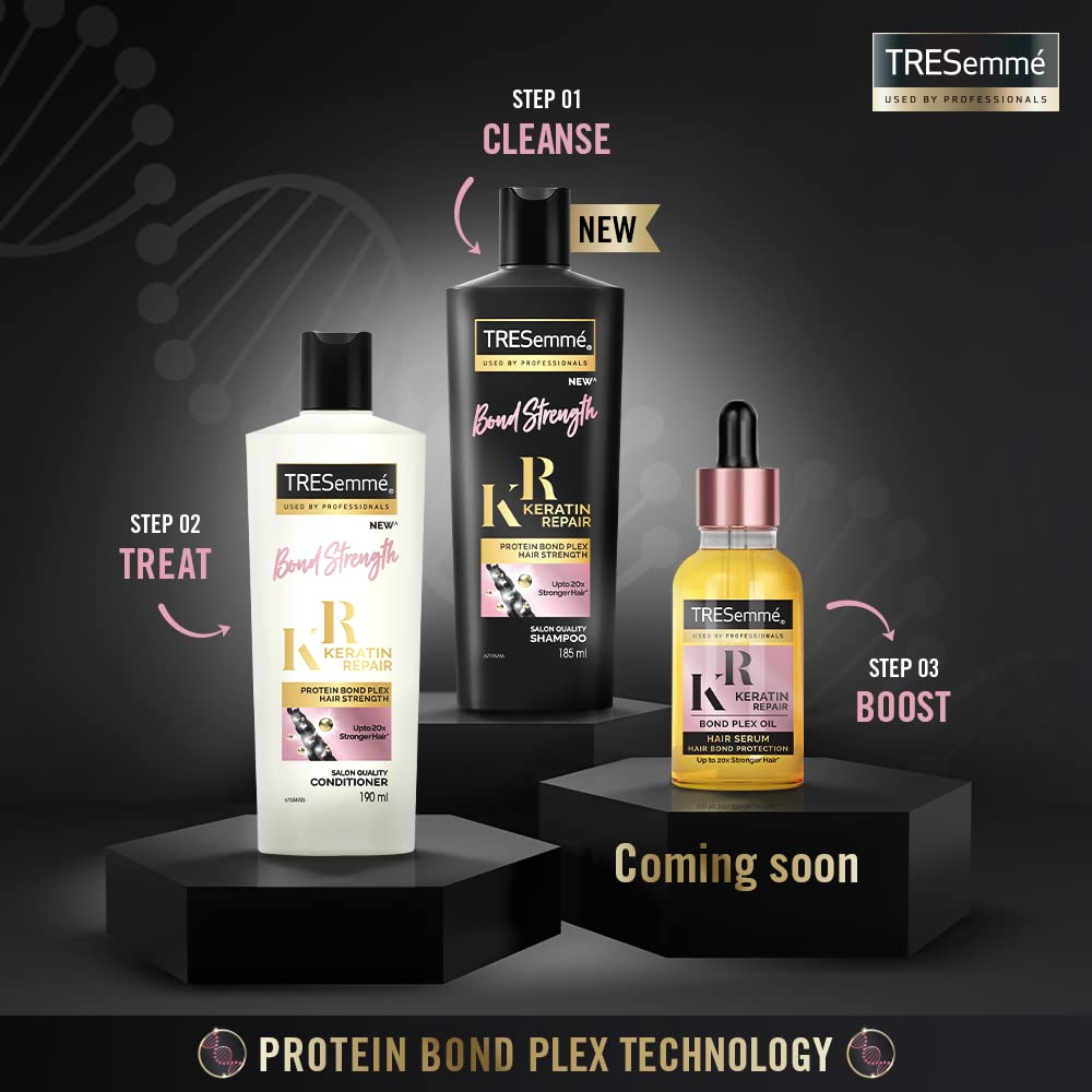 Tresemme Keratin Repair Bond Strength Shampoo, 185 ml, Pack of 1 Tresemme Keratin Repair Bond Strength Shampoo, 185 ml, Pack of 1