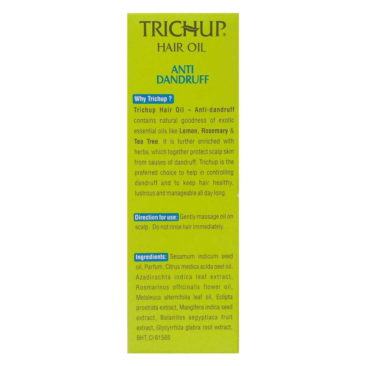 Trichup Anti-Dandruff Hair Oil, 100 ml, Pack of 1 Trichup Anti-Dandruff Hair Oil, 100 ml, Pack of 1