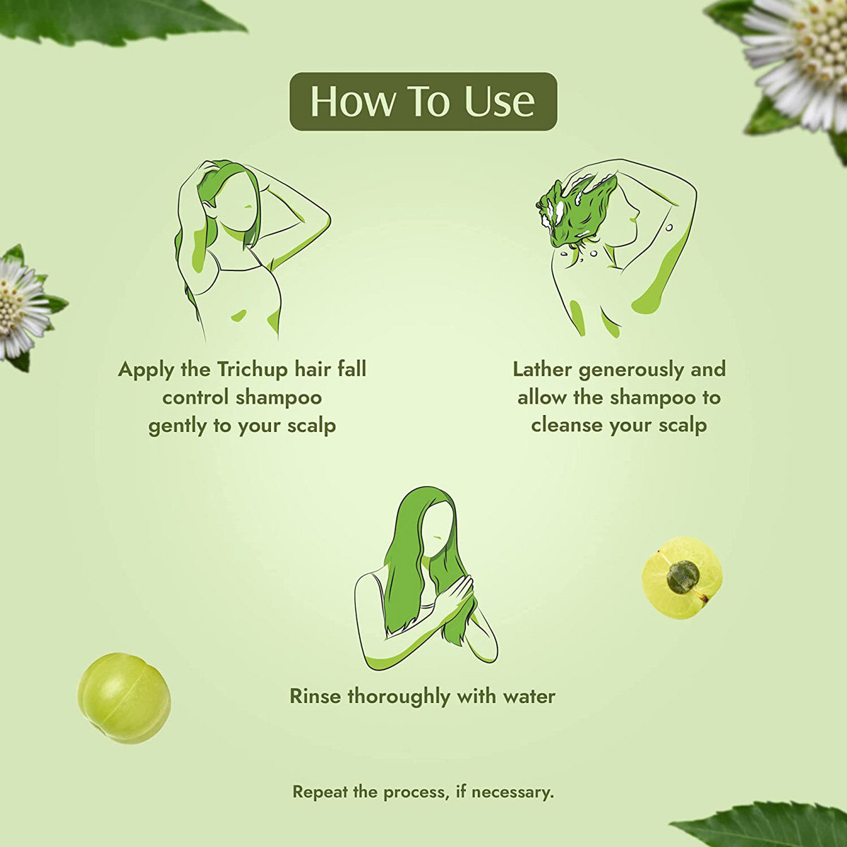 Trichup Hair Fall Control Shampoo 200Ml, Pack of 1 Trichup Hair Fall Control Shampoo 200Ml, Pack of 1