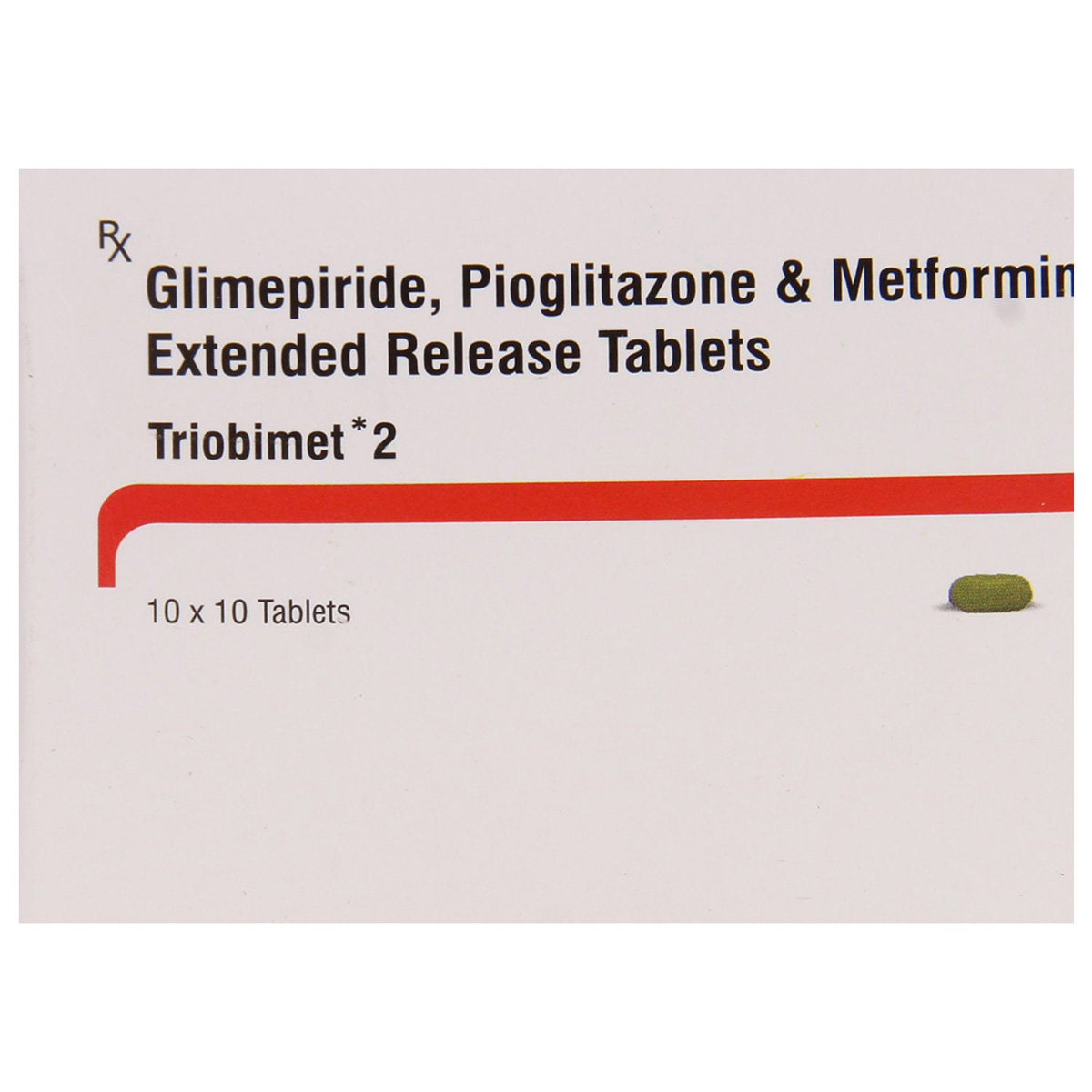 Triobimet 2 Tablet 10's, Pack of 10 TABLETS Triobimet 2 Tablet 10's, Pack of 10 TABLETS