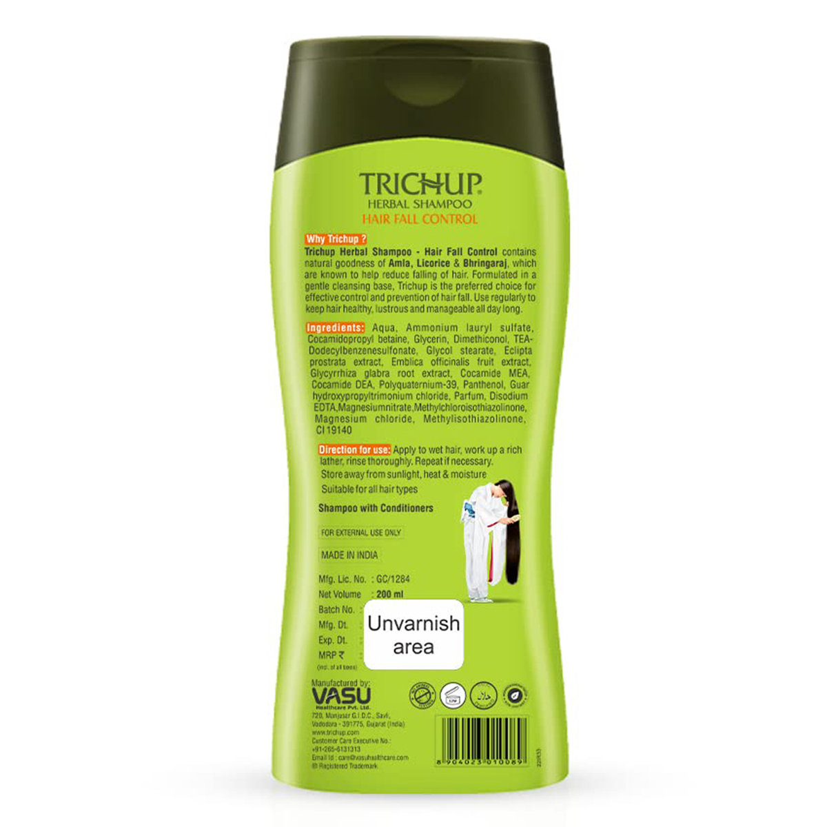 Trichup Hair Fall Control Shampoo, 200 ml, Pack of 1 Trichup Hair Fall Control Shampoo, 200 ml, Pack of 1