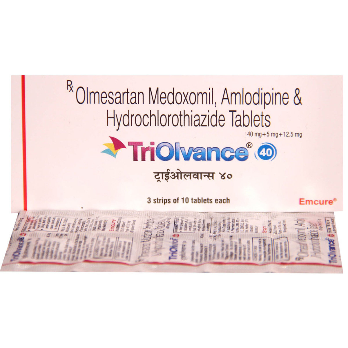 Tri Olvance 40 Tablet 10's, Pack of 10 TABLETS Tri Olvance 40 Tablet 10's, Pack of 10 TABLETS