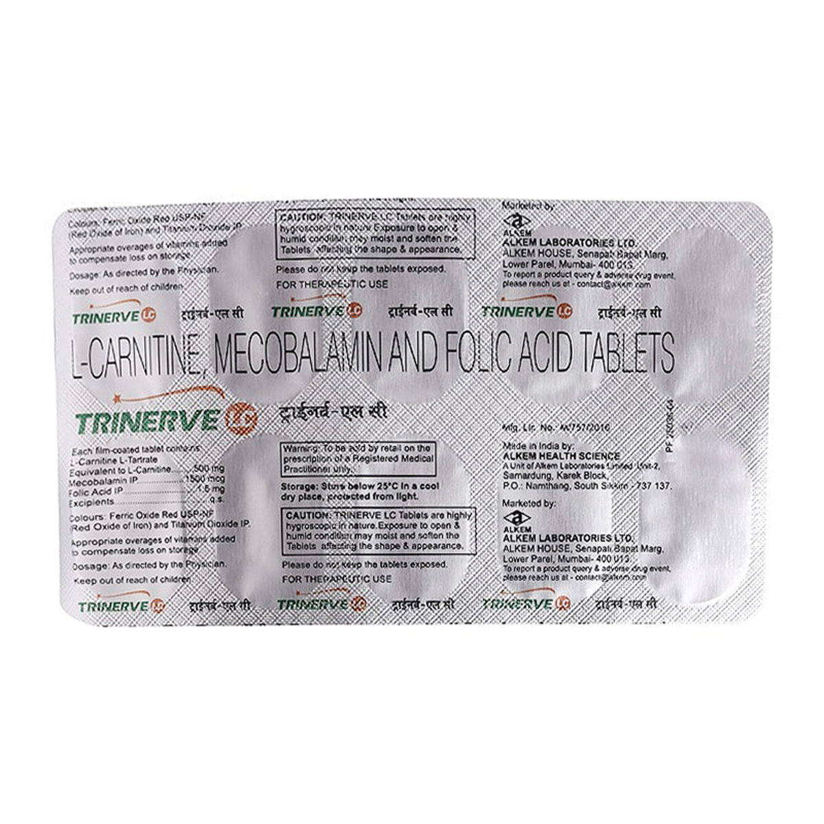 Trinerve LC Tablet 10's, Pack of 10 TABLETS Trinerve LC Tablet 10's, Pack of 10 TABLETS