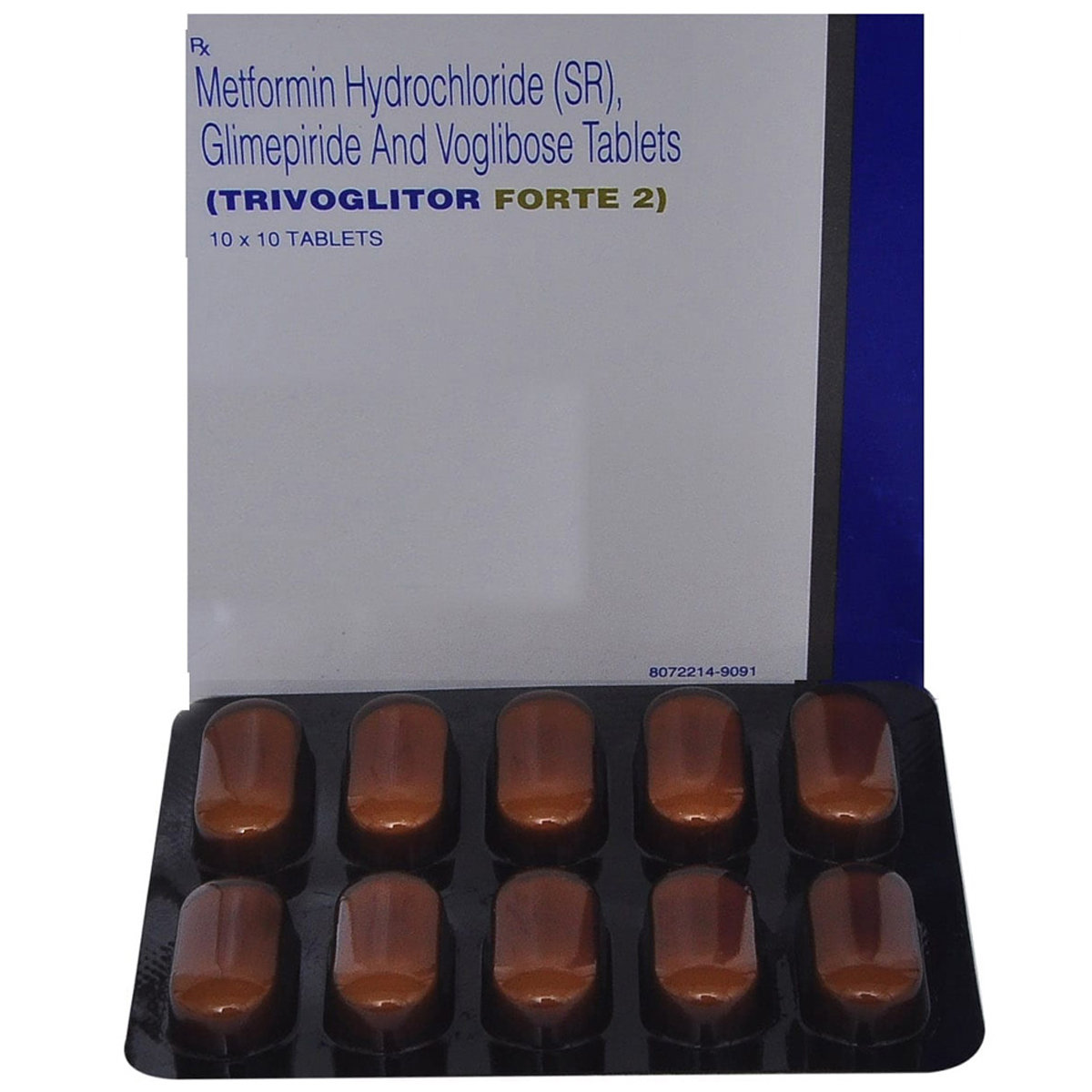 Trivoglitor Forte 2 Tablet 10's, Pack of 10 TABLETS Trivoglitor Forte 2 Tablet 10's, Pack of 10 TABLETS