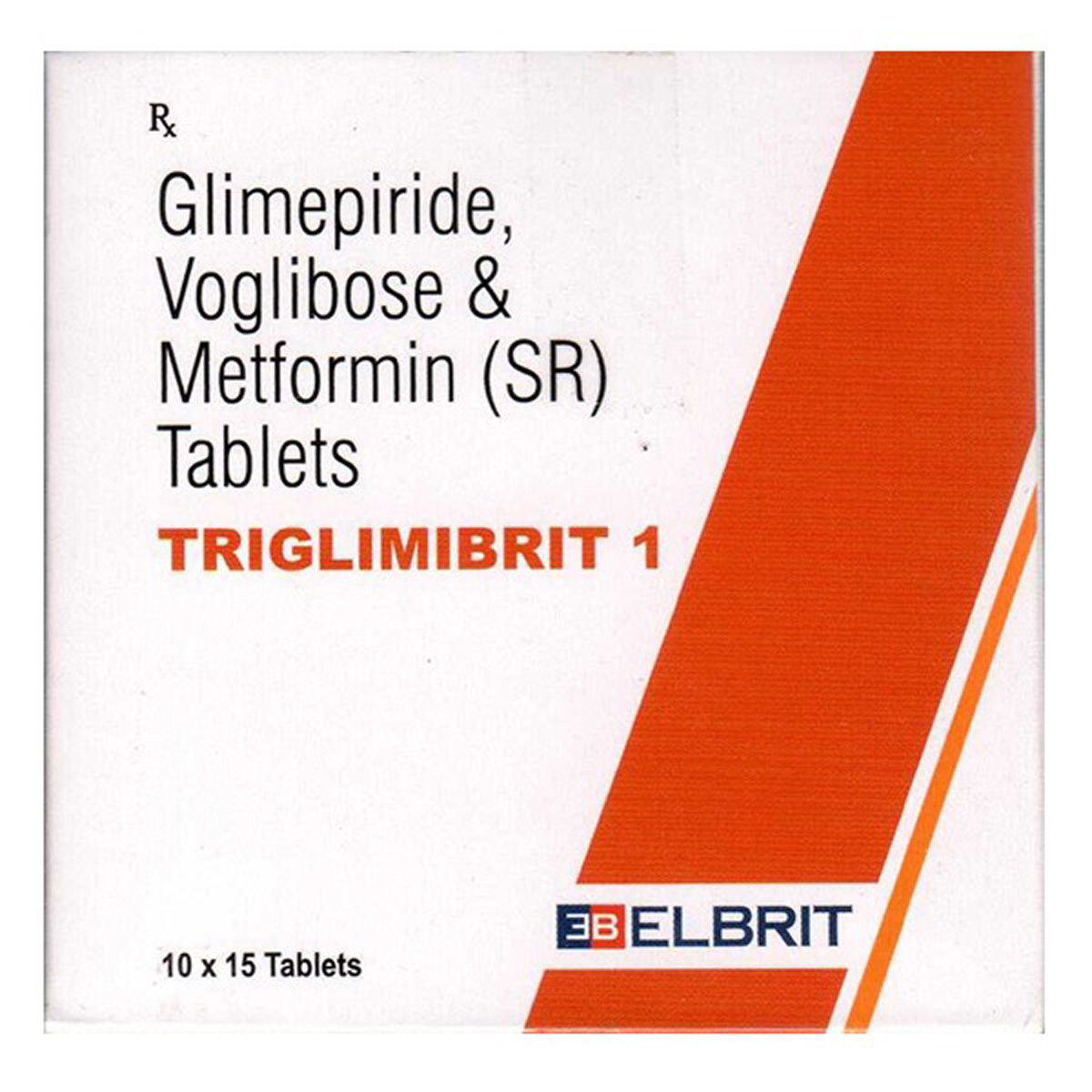 Triglimibrit 1 Tablet 15's, Pack of 15 TABLETS Triglimibrit 1 Tablet 15's, Pack of 15 TABLETS