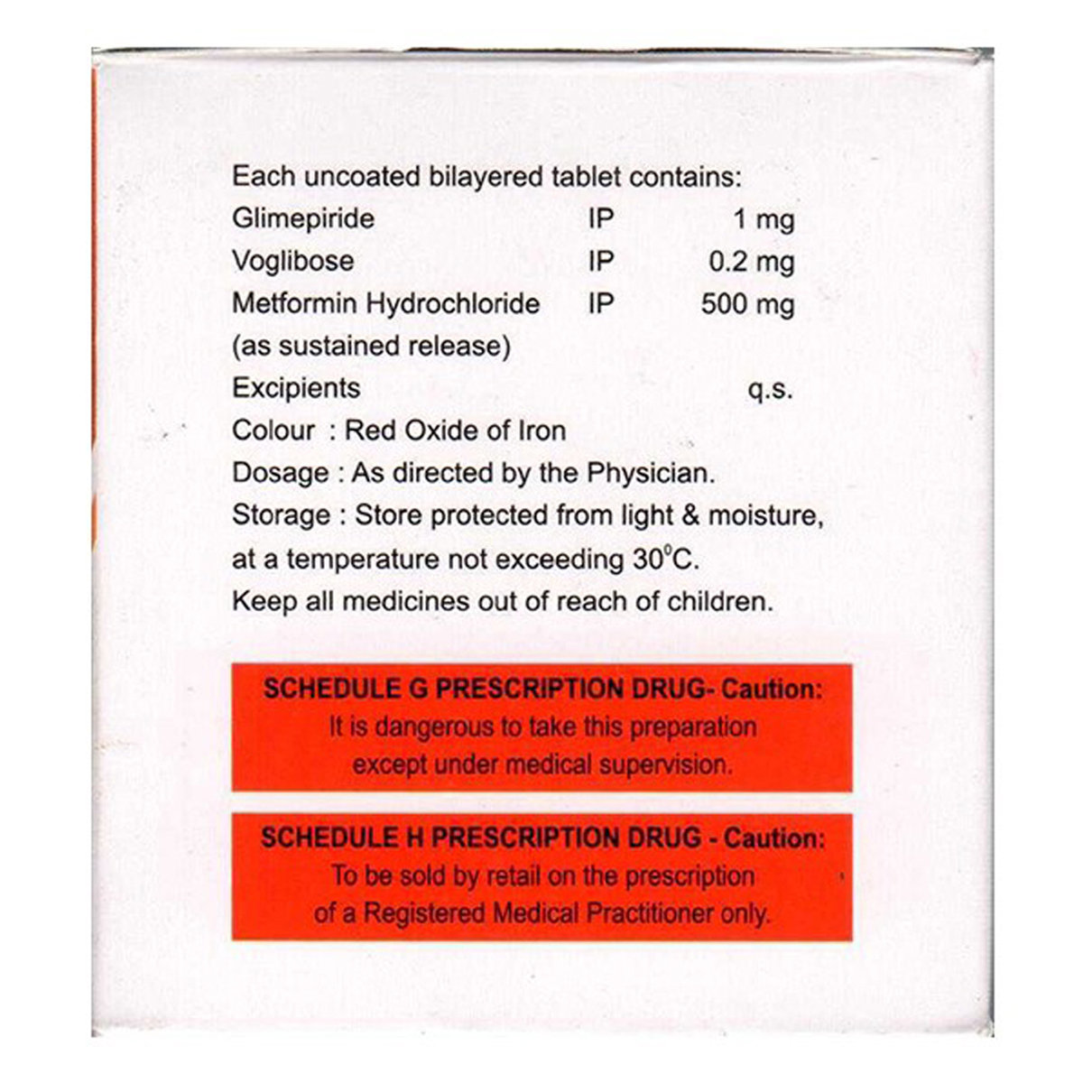 Triglimibrit 1 Tablet 15's, Pack of 15 TABLETS Triglimibrit 1 Tablet 15's, Pack of 15 TABLETS