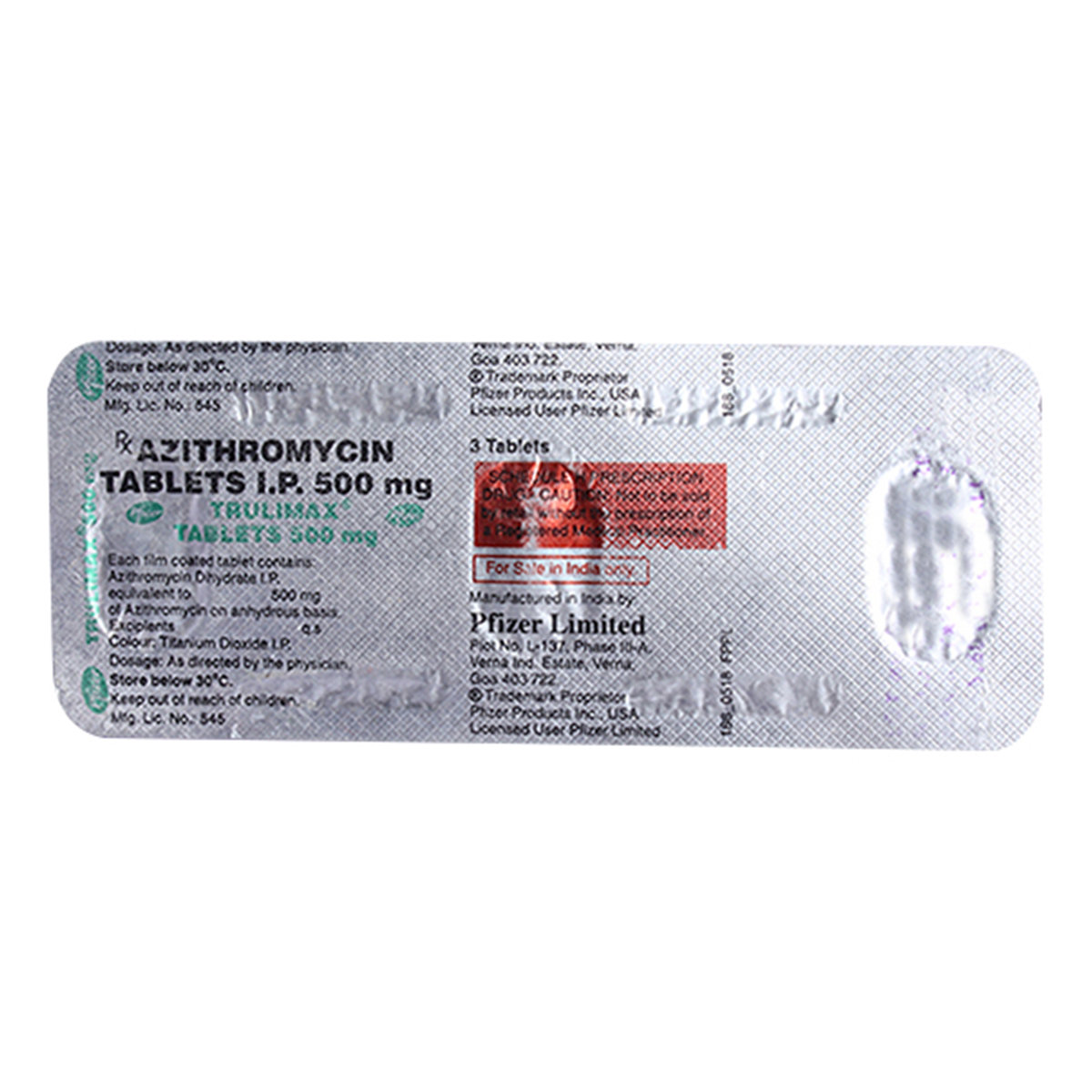 Trulimax 500 mg Tablet 3's, Pack of 3 TabletS Trulimax 500 mg Tablet 3's, Pack of 3 TabletS