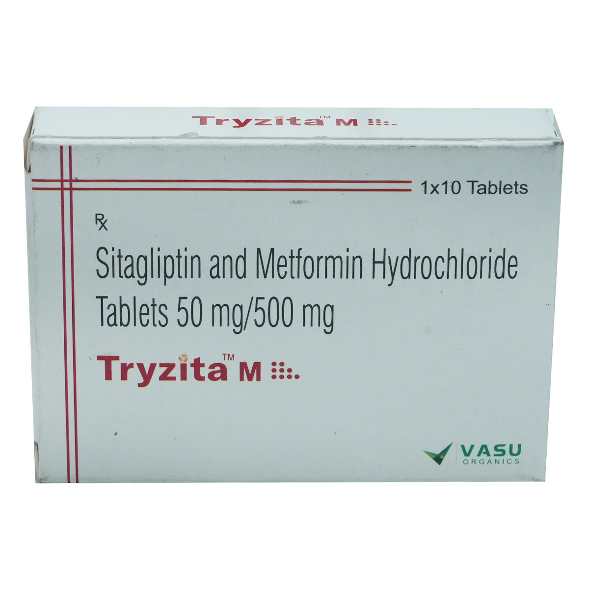Tryzita M 50/500 Tablet 10's, Pack of 10 TABLETS Tryzita M 50/500 Tablet 10's, Pack of 10 TABLETS
