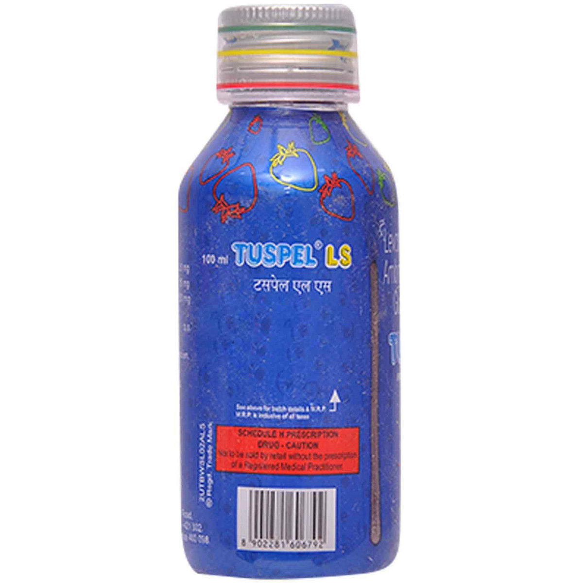 Tuspel LS Strawberry Flavour Syrup 100 ml, Pack of 1 Syrup Tuspel LS Strawberry Flavour Syrup 100 ml, Pack of 1 Syrup