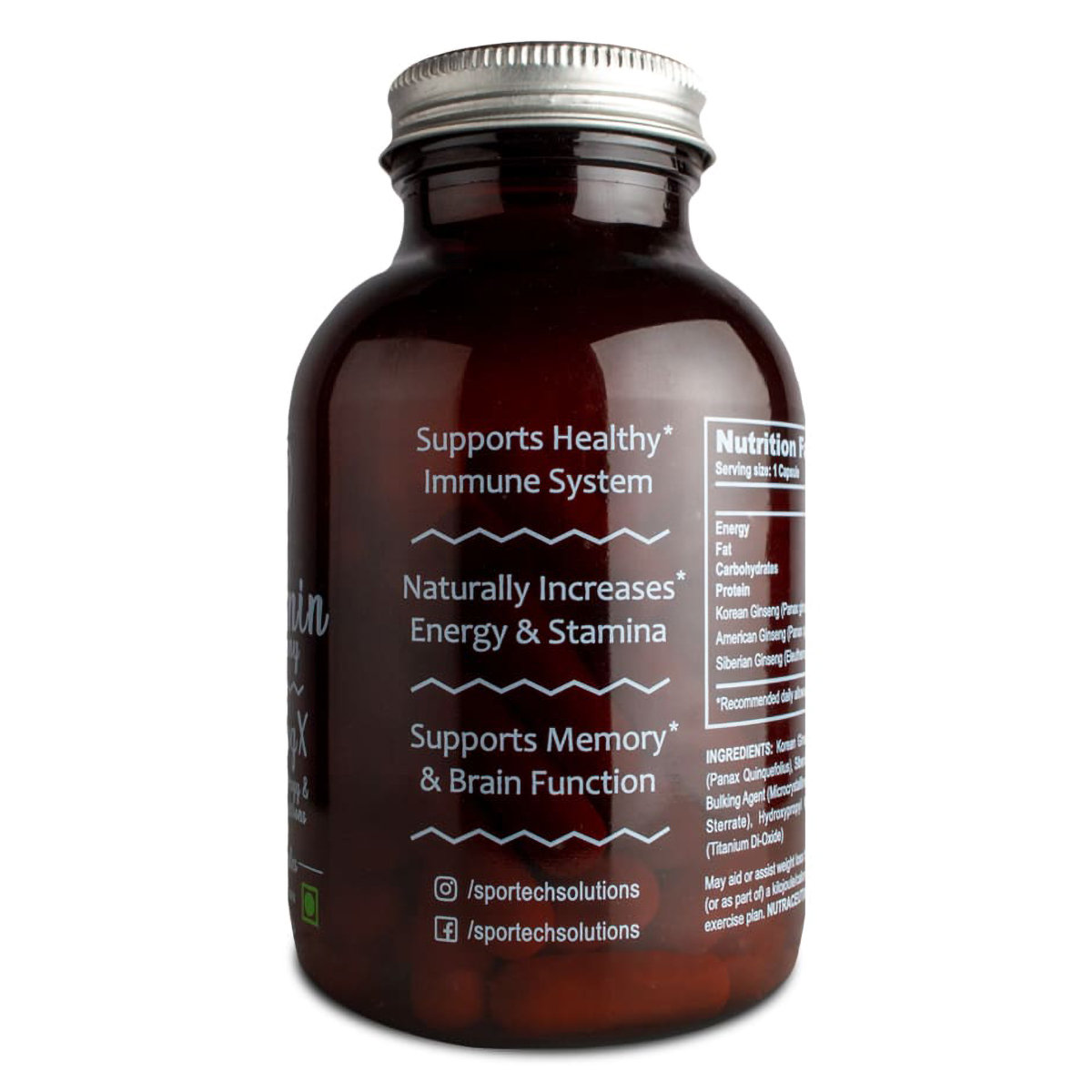 The Vitamin Company Ginseng X, 60 Capsules, Pack of 1 The Vitamin Company Ginseng X, 60 Capsules, Pack of 1