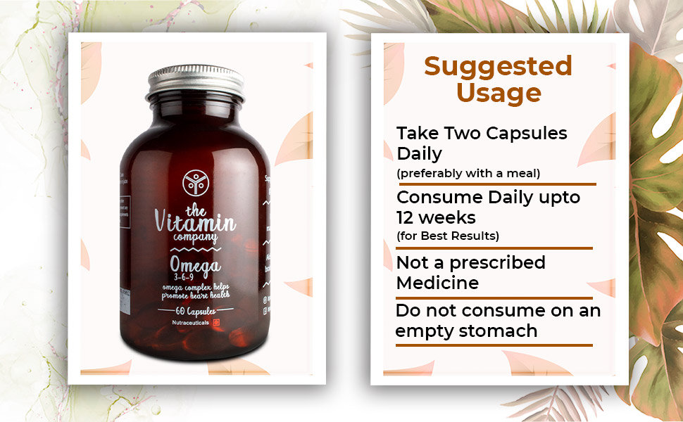 The Vitamin Company Omega 3-6-9, 60 Capsules, Pack of 1 The Vitamin Company Omega 3-6-9, 60 Capsules, Pack of 1