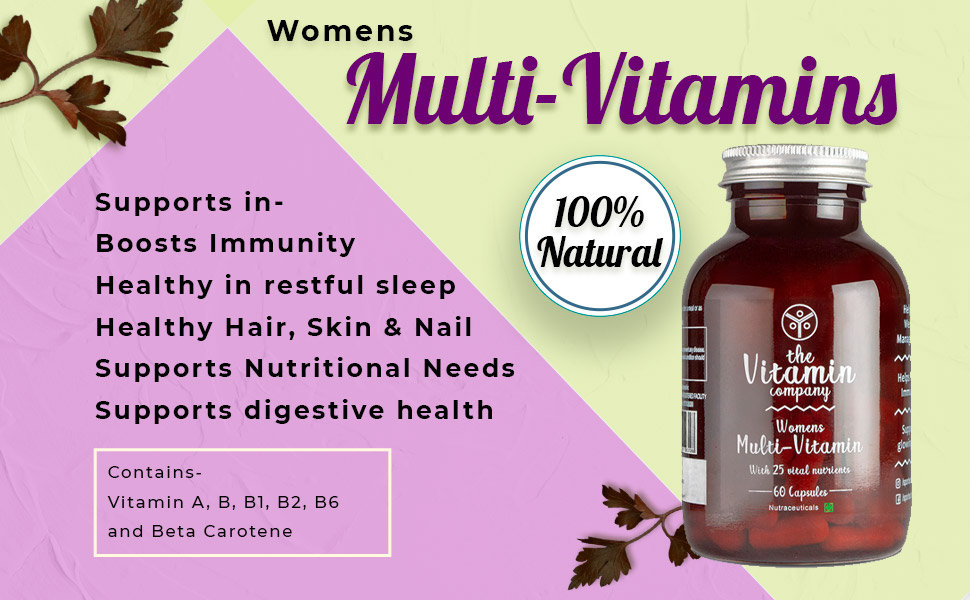 The Vitamin Company Womens Multi-Vitamin, 60 Capsules, Pack of 1 The Vitamin Company Womens Multi-Vitamin, 60 Capsules, Pack of 1
