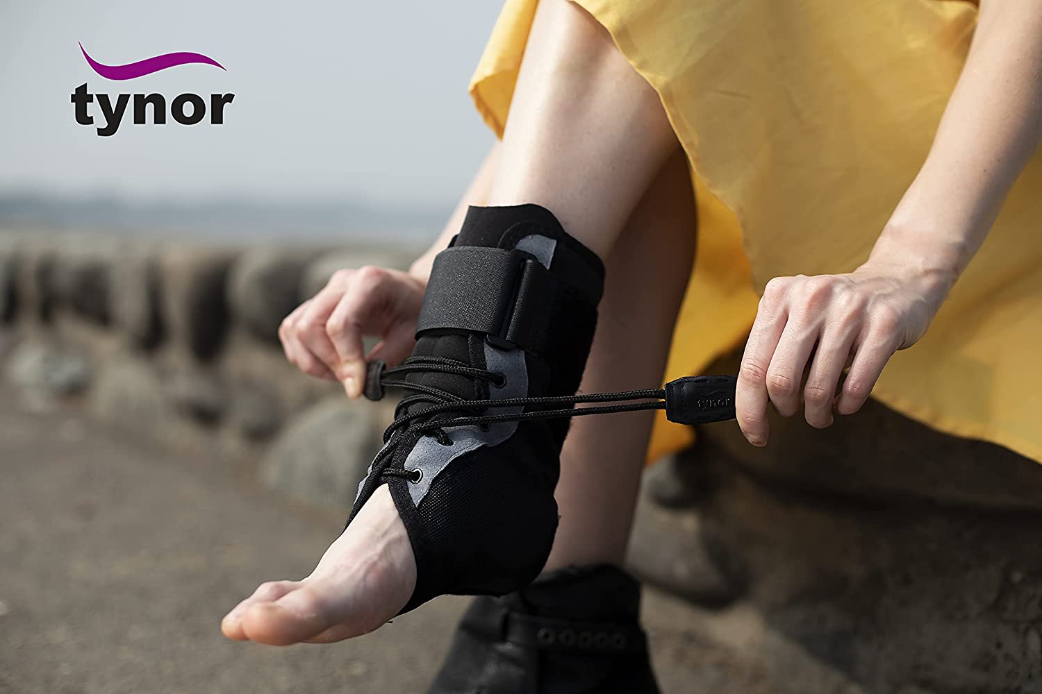 Tynor Ankle Brace Single Large, 1 Pair, Pack of 1 Tynor Ankle Brace Single Large, 1 Pair, Pack of 1