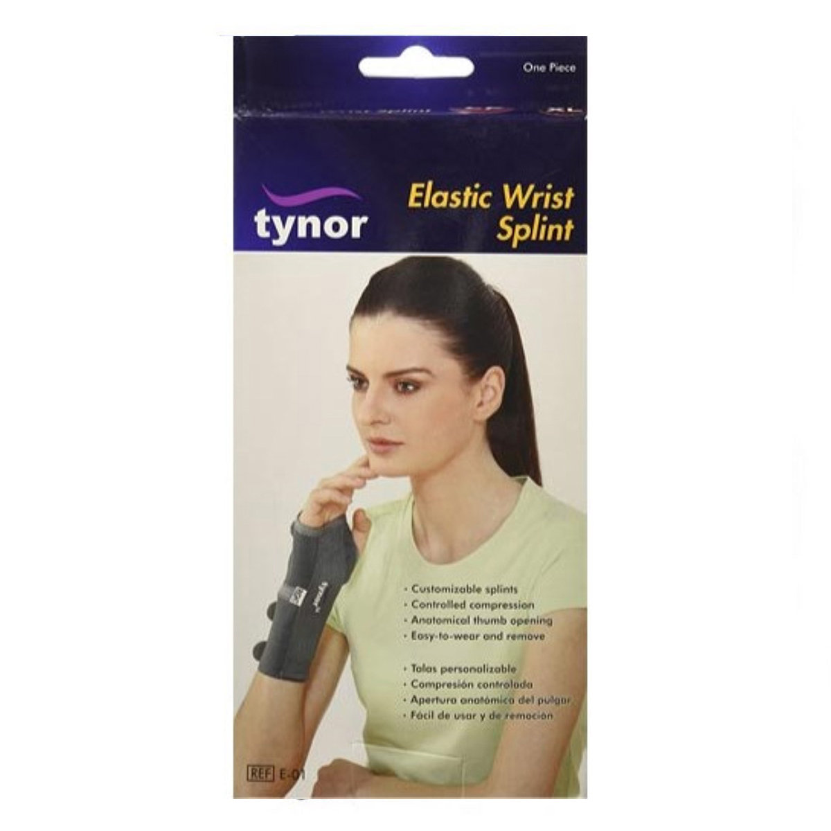 Tynor Elastic Wrist Splint Left Hand XL, 1 Count, Pack of 1 Tynor Elastic Wrist Splint Left Hand XL, 1 Count, Pack of 1
