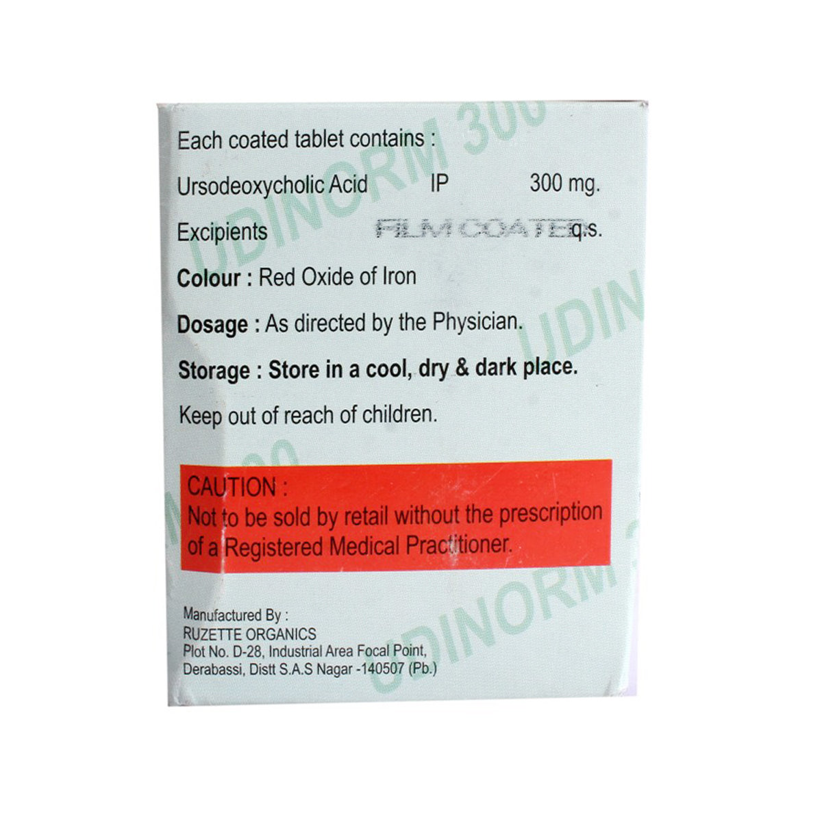 Udinorm 300 mg Tablet 10's, Pack of 10 TabletS Udinorm 300 mg Tablet 10's, Pack of 10 TabletS