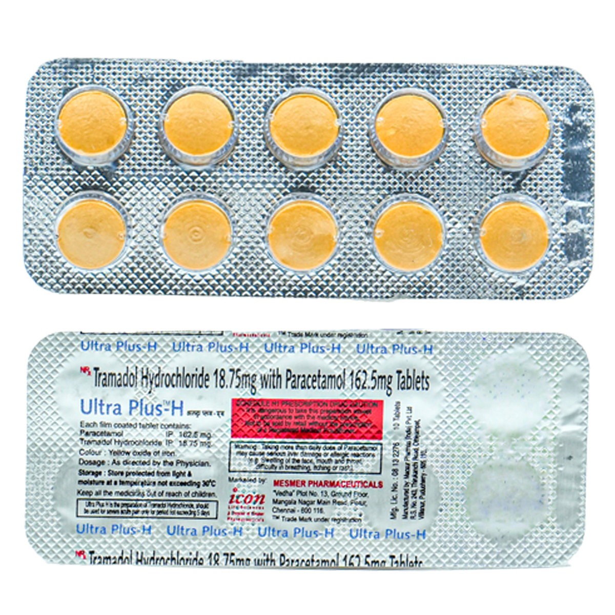 Ultra Plus-H Tablet 10's, Pack of 10 Ultra Plus-H Tablet 10's, Pack of 10