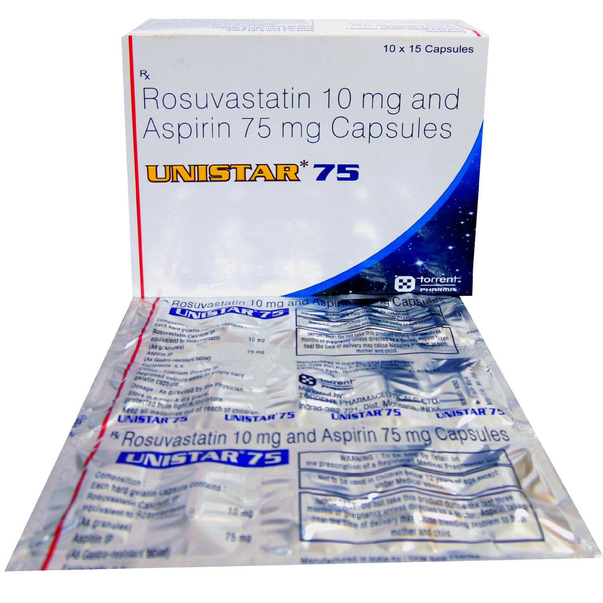 Unistar 75 Capsule 15's, Pack of 15 Unistar 75 Capsule 15's, Pack of 15