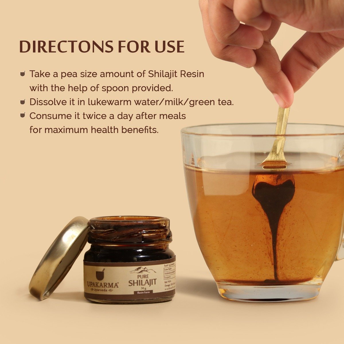 Upakarma Ayurveda Pure Shilajit Resin Form, 30 gm, Pack of 1 Upakarma Ayurveda Pure Shilajit Resin Form, 30 gm, Pack of 1
