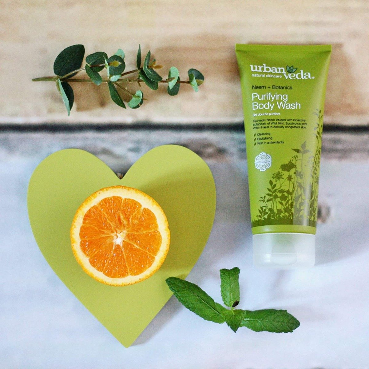 Urban Veda Neem Purifying Body Wash 200 ml | Ayurvedic Neem Infused With Witch Hazel, Tea Tree & Mulberry | Skin Cleansing & Revitalising | For Oil Prone Skin, Pack of 1 Urban Veda Neem Purifying Body Wash 200 ml | Ayurvedic Neem Infused With Witch Hazel, Tea Tree & Mulberry | Skin Cleansing & Revitalising | For Oil Prone Skin, Pack of 1