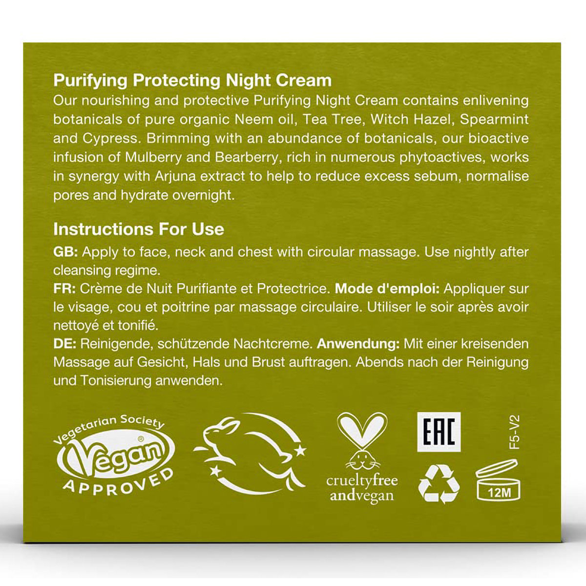 Urban Veda Neem Purifying Protecting Night Cream 50 ml | Helps In Pore Refining | Overnight Hydration | Reduces Excess Oil | For Oil Prone Skin, Pack of 1 Urban Veda Neem Purifying Protecting Night Cream 50 ml | Helps In Pore Refining | Overnight Hydration | Reduces Excess Oil | For Oil Prone Skin, Pack of 1