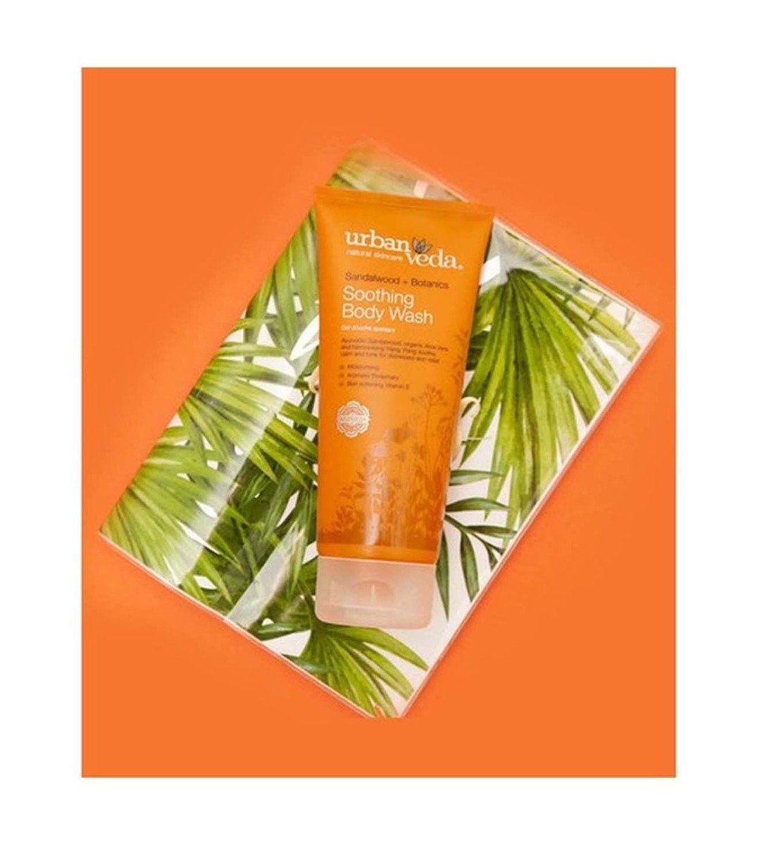 Urban Veda Soothing Body Wash 200 ml | Sandalwood, Aloe Vera, Ylang Ylang | Moisturises Skin | Fights Dehydrated Skin | For Destressed Skin Refief, Pack of 1 Urban Veda Soothing Body Wash 200 ml | Sandalwood, Aloe Vera, Ylang Ylang | Moisturises Skin | Fights Dehydrated Skin | For Destressed Skin Refief, Pack of 1