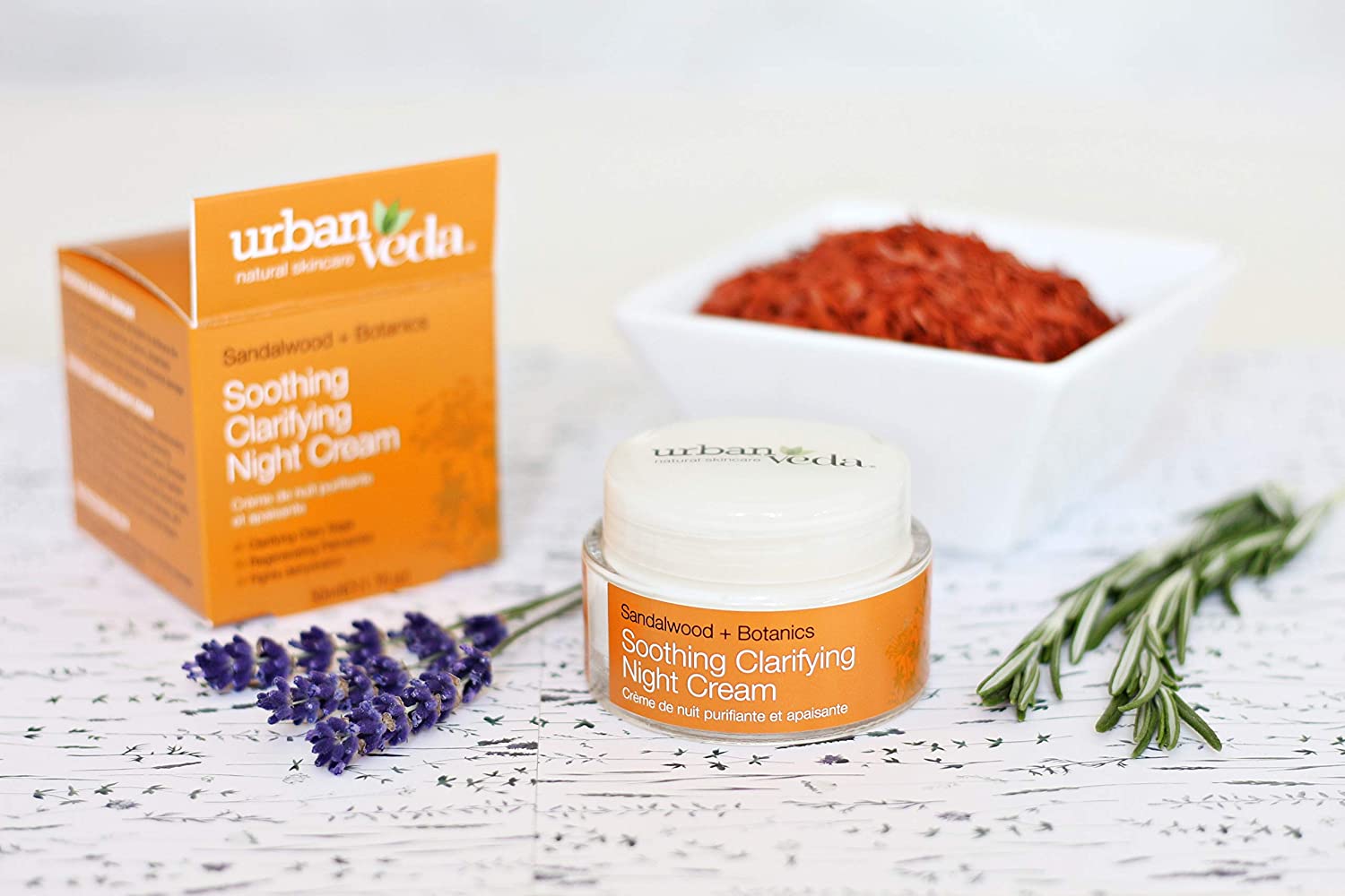 Urban Veda Soothing Sandalwood Night Cream 50 ml | Sandalwood, Clary Sage & Palmarosa | Fights Dehydration | Carifies Skin, Pack of 1 Urban Veda Soothing Sandalwood Night Cream 50 ml | Sandalwood, Clary Sage & Palmarosa | Fights Dehydration | Carifies Skin, Pack of 1