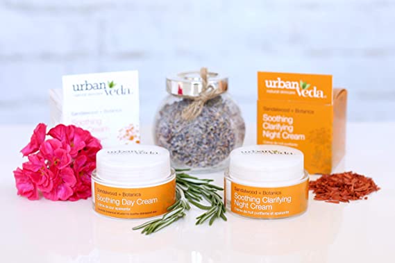 Urban Veda Soothing Sandalwood Night Cream 50 ml | Sandalwood, Clary Sage & Palmarosa | Fights Dehydration | Carifies Skin, Pack of 1 Urban Veda Soothing Sandalwood Night Cream 50 ml | Sandalwood, Clary Sage & Palmarosa | Fights Dehydration | Carifies Skin, Pack of 1