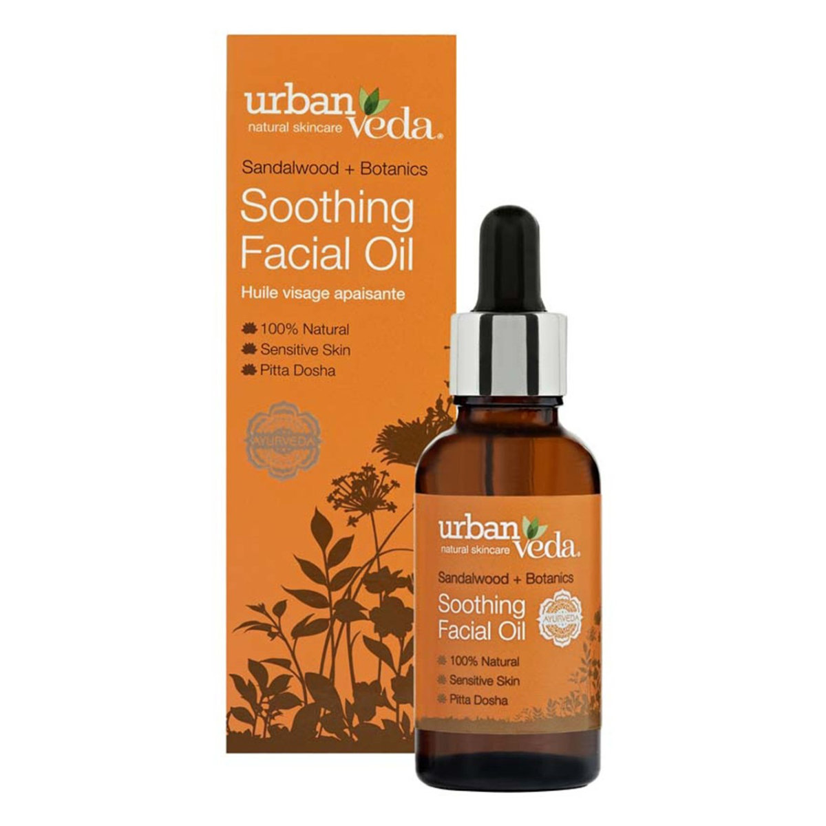 Urban Veda Soothing Sandalwood Facial Oil 30 ml | 100% Natural | For All Skin Type, Pack of 1 Urban Veda Soothing Sandalwood Facial Oil 30 ml | 100% Natural | For All Skin Type, Pack of 1