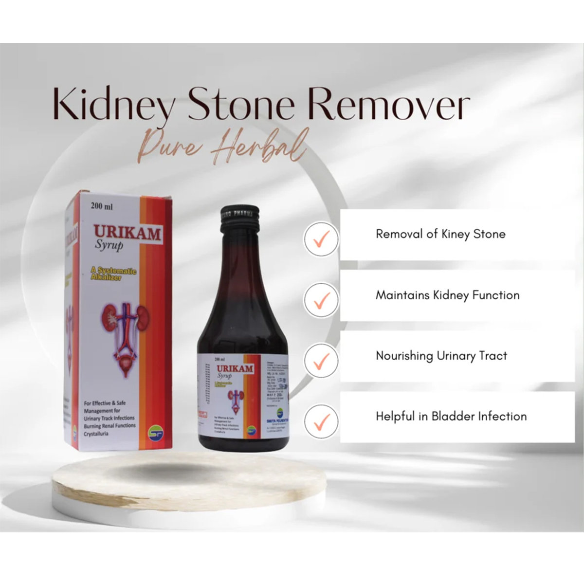 Urikam Oral Solu 200Ml, Pack of 1 Liquid Urikam Oral Solu 200Ml, Pack of 1 Liquid