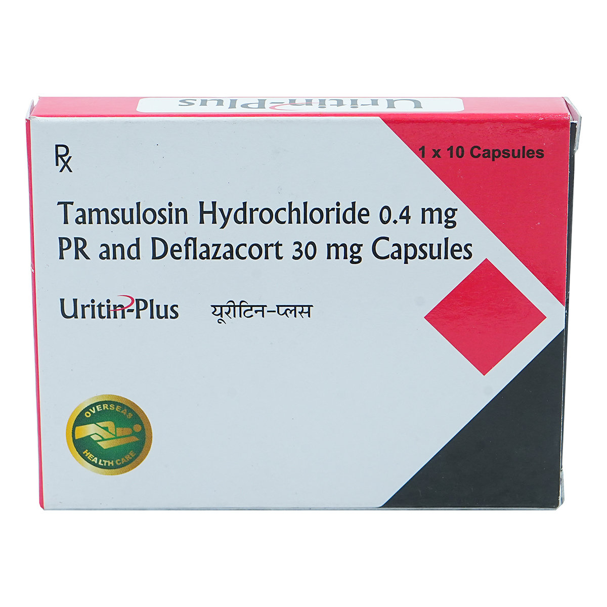 Uritin-Plus 0.4 mg/30 mg Capsule 10's, Pack of 10 Uritin-Plus 0.4 mg/30 mg Capsule 10's, Pack of 10