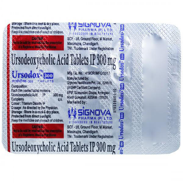 Ursodox-300 Tablet 10's, Pack of 10 TABLETS Ursodox-300 Tablet 10's, Pack of 10 TABLETS
