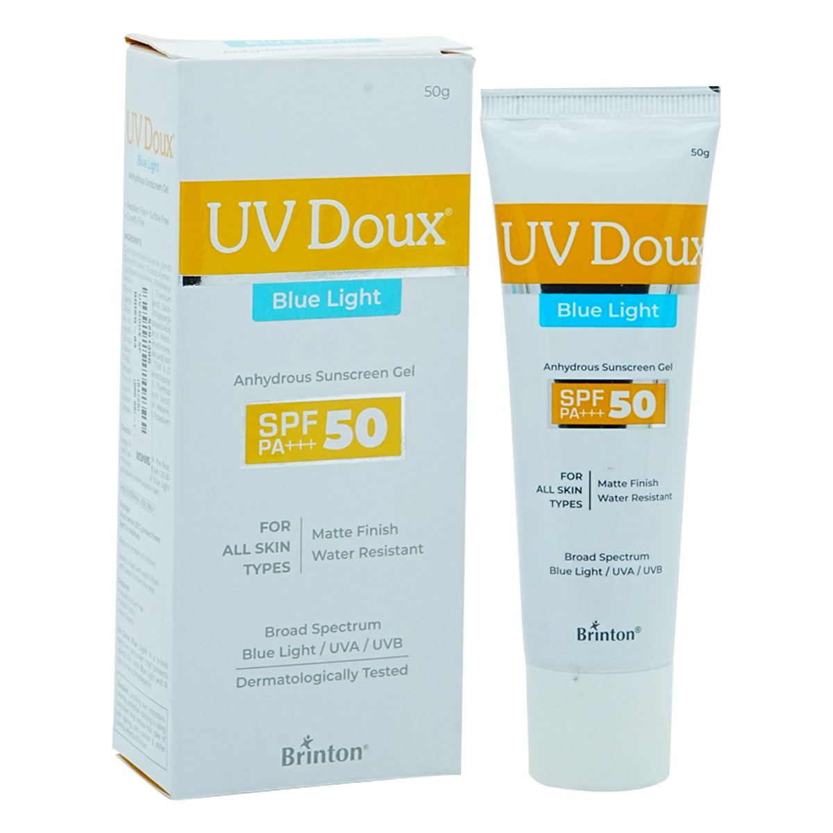 Uv Doux SPF 50+ Blue Light Sunscreen Gel 50 gm, Pack of 1 Uv Doux SPF 50+ Blue Light Sunscreen Gel 50 gm, Pack of 1