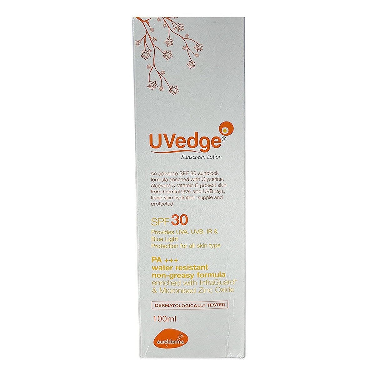 Uvedge Sunscreen Lotion 100 ml, Pack of 1 Uvedge Sunscreen Lotion 100 ml, Pack of 1