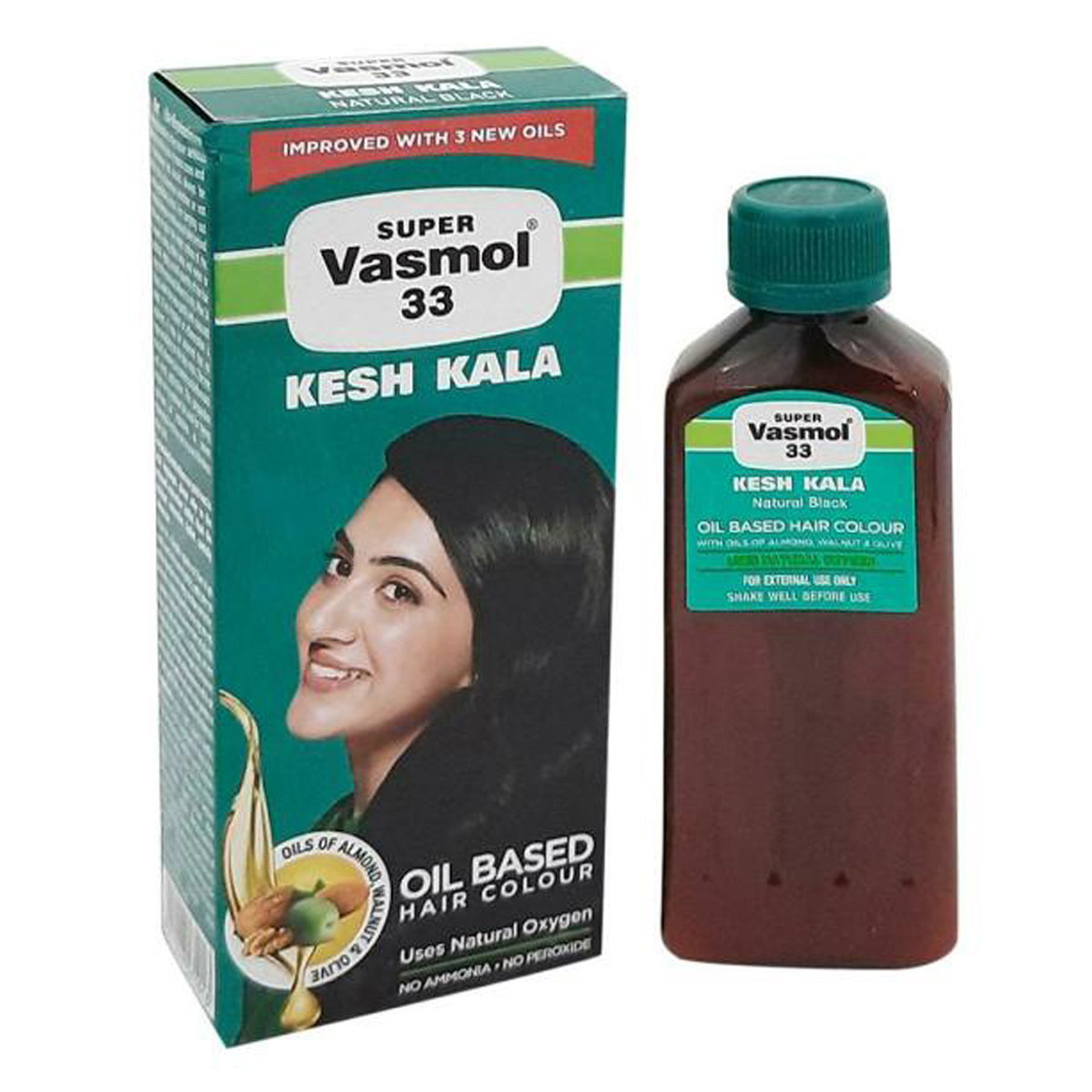 Super Vasmol 33 Kesh Kala Hair Oil, 100 ml, Pack of 1 Super Vasmol 33 Kesh Kala Hair Oil, 100 ml, Pack of 1