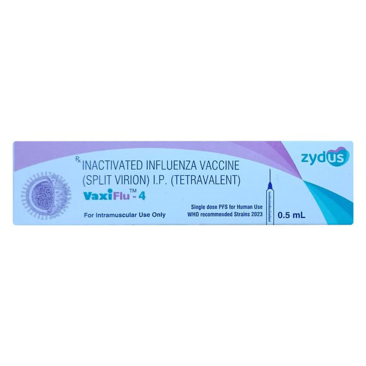 VaxiFlu-4 Injection 0.5 ml, Pack of 1 INJECTION VaxiFlu-4 Injection 0.5 ml, Pack of 1 INJECTION